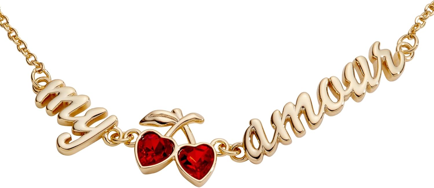 Alex and Ani My Cherry Amour Linear Bracelet, Shiny Gold