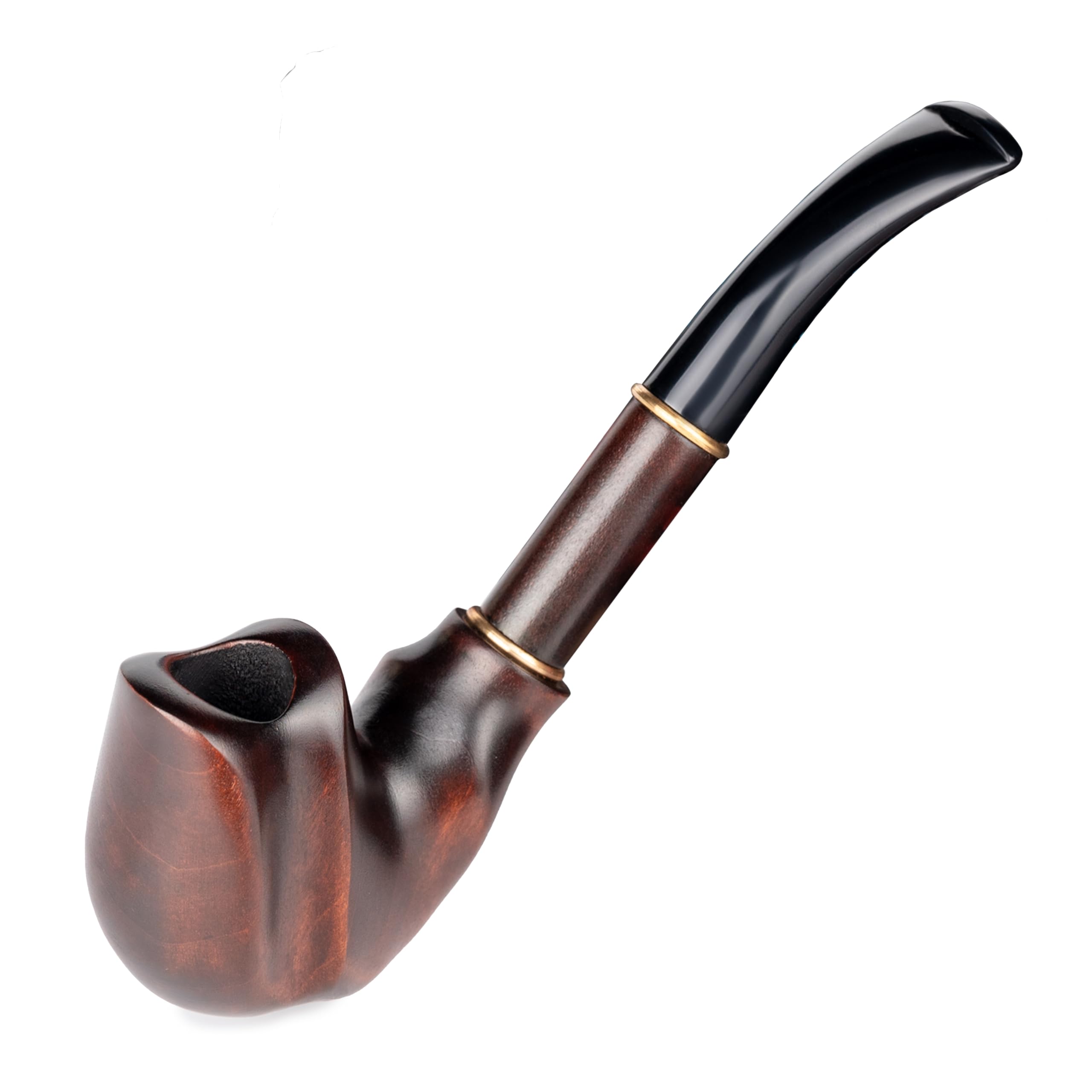 Dr. Watson - Tobacco Pipe, Collectable Series, Hand Carved from Pear Wood, Fits 9mm Filter (Dali)