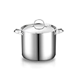 Cooks Standard 18/10 Stainless Steel Stockpot 12-Quart, Classic Deep Cooking Pot Canning Cookware with Stainless Steel Lid, Silver