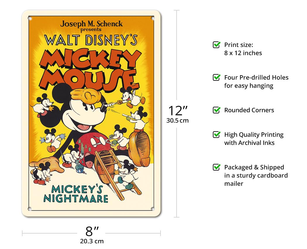 Amazon.com: Mickey's Nightmare - Starring Mickey Mouse - Vintage