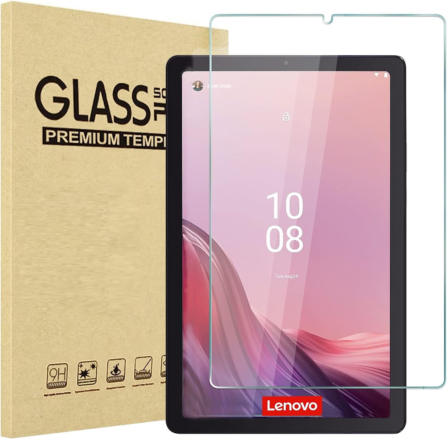 Protector de Pantalla de Vidrio Templado para Lenovo Tab M9 9"