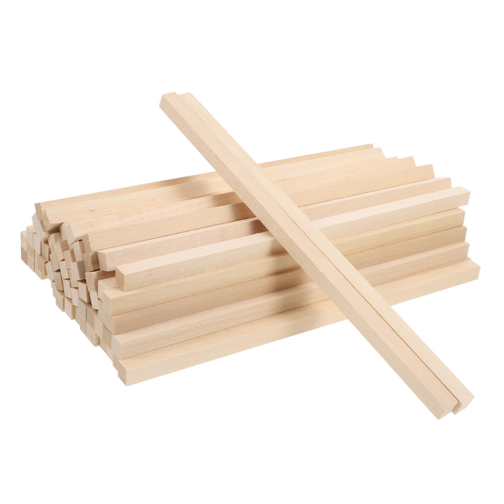 Bâtons bois carrés tilleul bâtonnets DIY pour loisir créatif