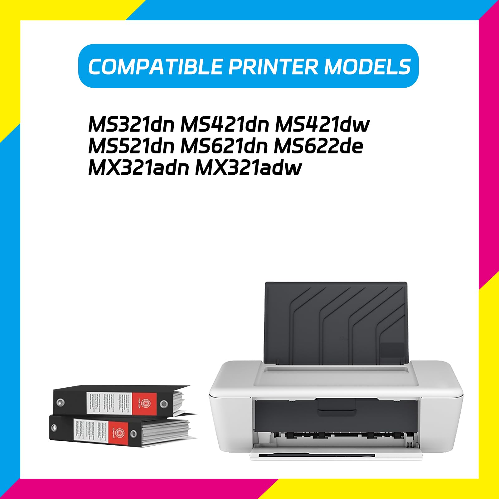 41X1178(110V) Fuser Unit Compatible for Lexmark MS321dn MS421dn MS421dw MS521dn MS621dn MS622de MX321adn Printers (2 Set)