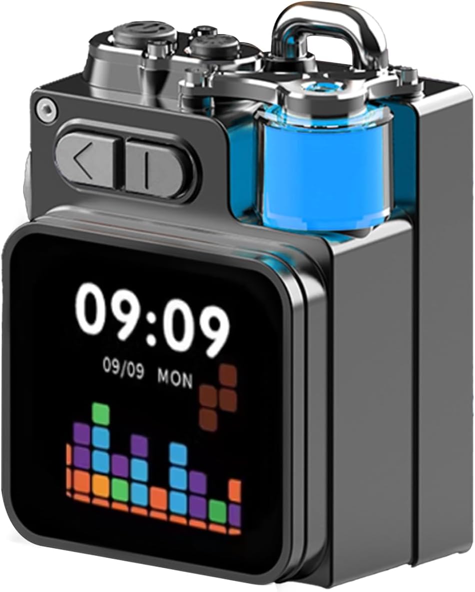 Portable Bluetooth Speaker with Touch Screen, Wireless Stereo Pairing, Wild Mini Rugged Travel Outdoor Speaker, Metal Wild Cool Look, for Travel Home Shower Party Beach Camping Hiking (Gray) Portable Bluetooth Speaker with Touch Screen, Wireless Stereo Pairing, Wild Mini Rugged Travel Outdoor Speaker, Metal Wild Cool Look, for Travel Home Shower Party Beach Camping Hiking (Gray)