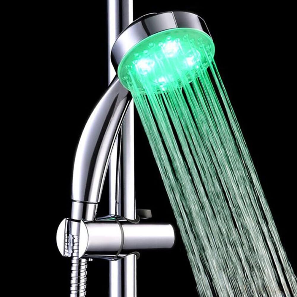 Soffione doccia a LED con cambio automatico di colore in ogni goccia