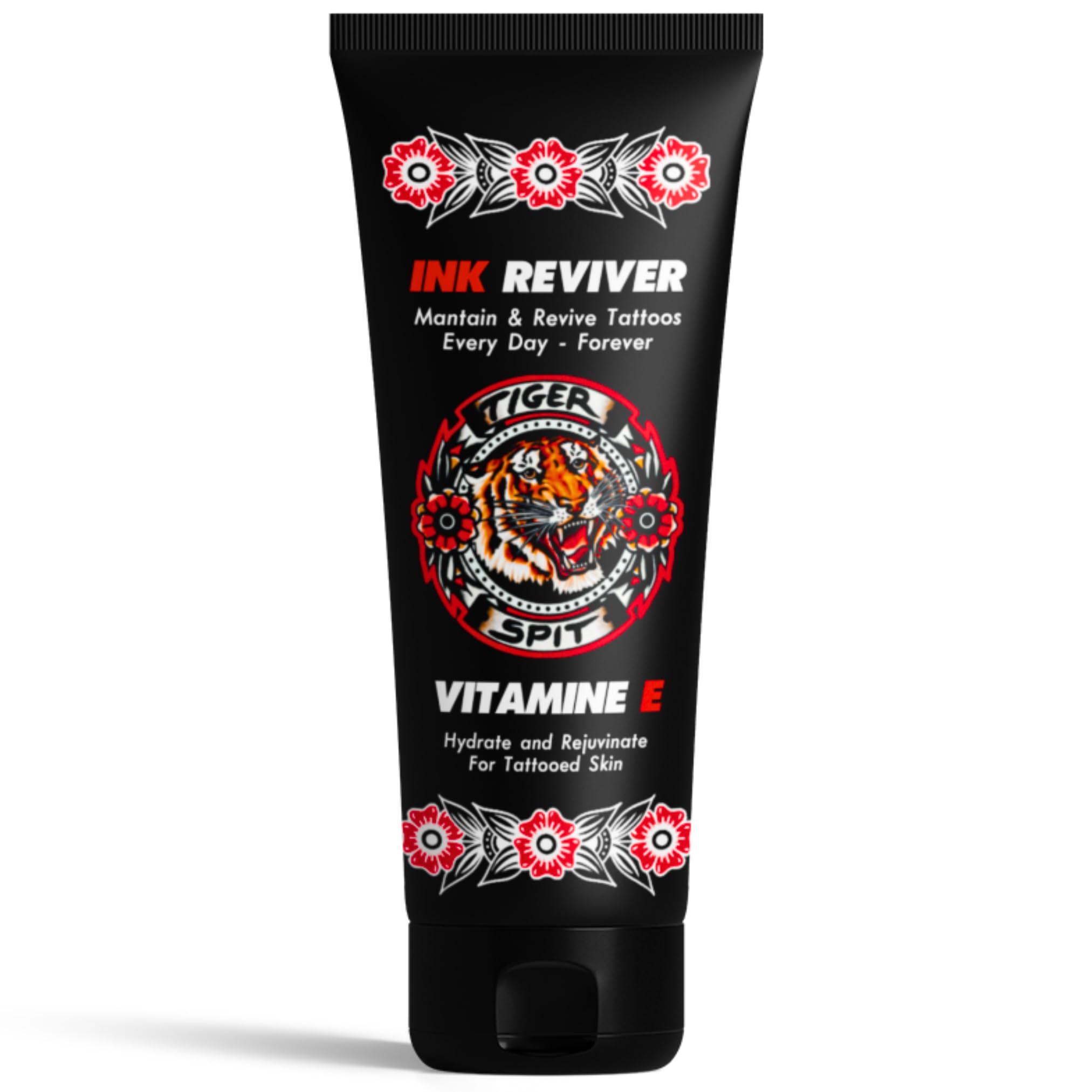 Tiger Spit Tattoo Aftercare 5oz Tattoo Cream, Heals + Protects New Tattoos and Rejuvenates Older Tattoos - 100% Safe & Clean Tattoo Aftercare Balm