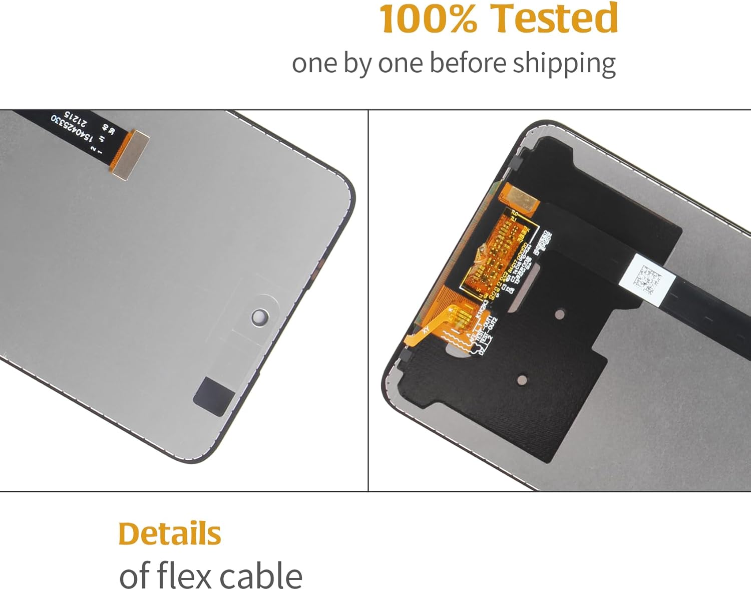 Original for BLU F91 5G 6.8" LCD Screen Replacement V0650WW LCD Display Touch Digitizer Screen Assembly with Repair Tools