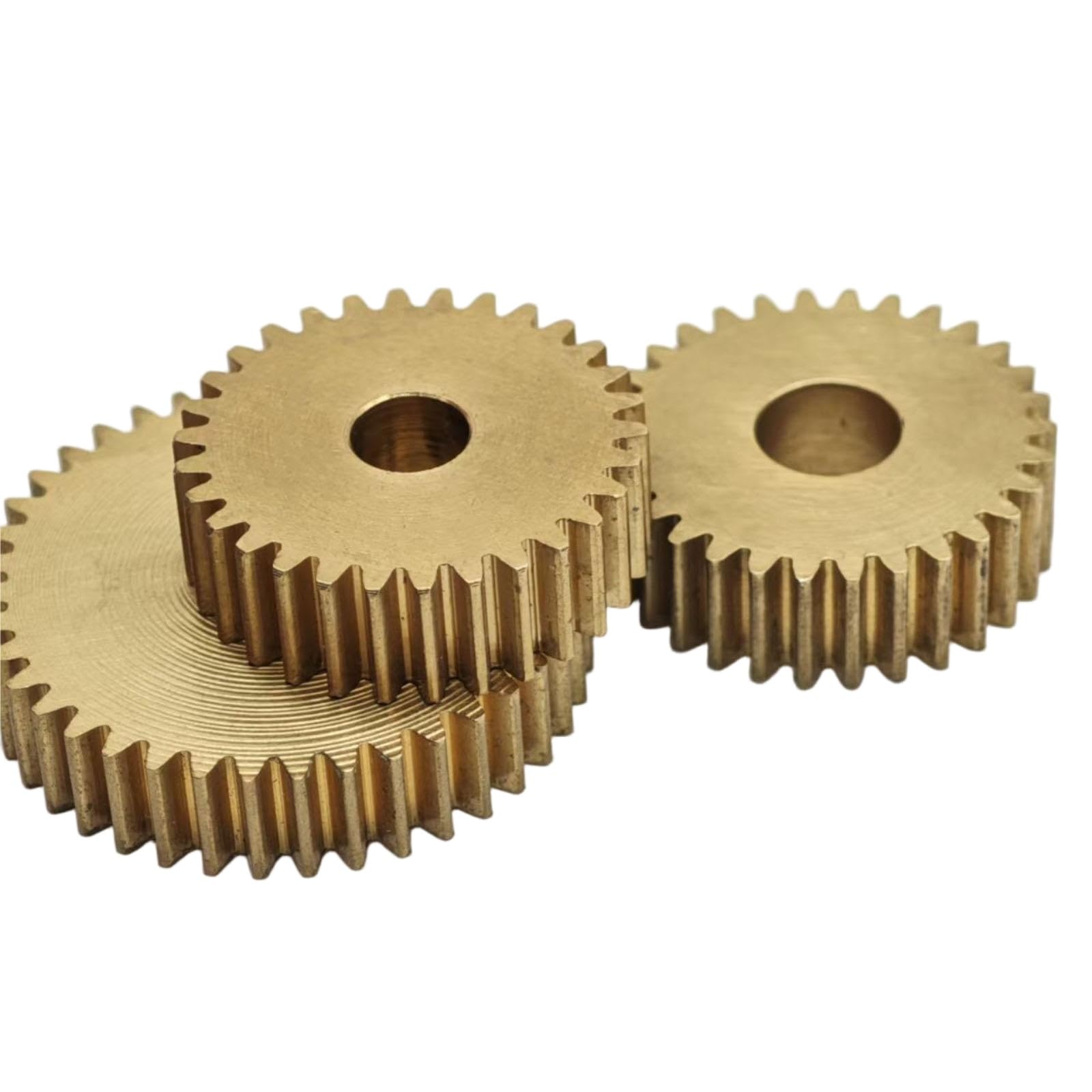 GTPBAO 0,7 Modul, 120 Zähne, Messing-Stirnrad, 3 mm bis 10 mm Bohrung, flaches zylindrisches Zahnrad, 85,4 mm Durchmesser, 5 mm dickes Ritzel Wellenkomponenten(7mm bore)