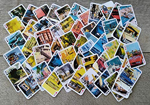 Baraja de cartas de póker Classic Cars 54 cartas vintage miniatura 4