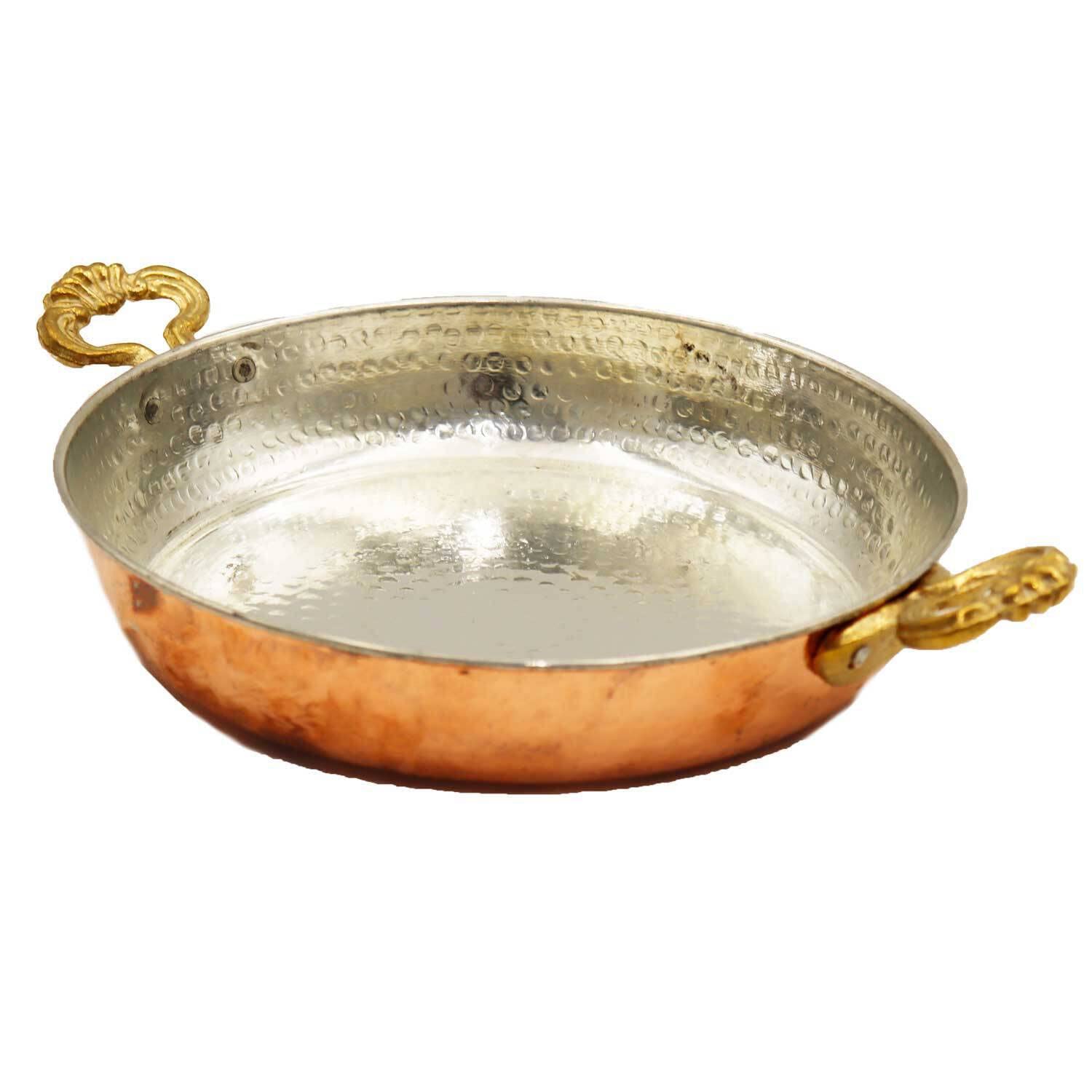 Hammered Copper Pan 24CM