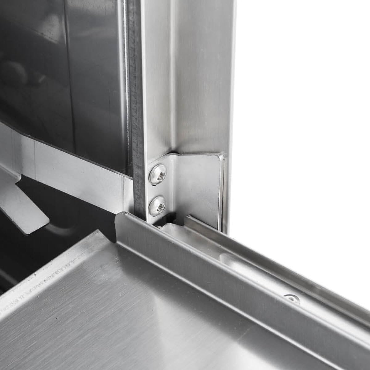 GastroHero ECOLINE-GLSM40S Gläserspülmaschine I Spülmaschine mit Reiniger- und Klarspüldosierer I Korbmaß 40 cm I Gläserspüler für Gastronomie