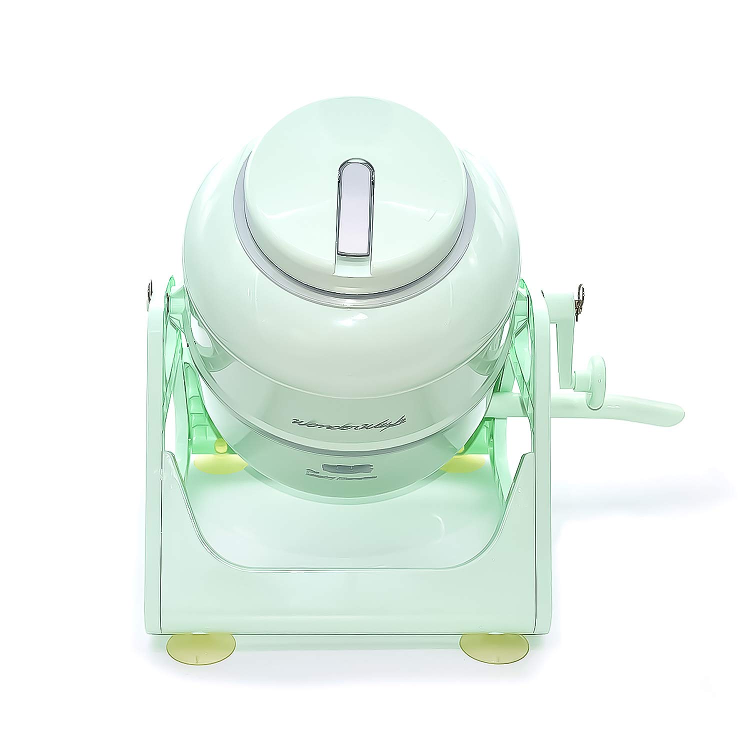 WonderWash Machine à laver portable pour appartement et petits espaces – Lave-linge manuel avec design rétro – Nettoyez le linge n'importe où avec notre comptoir, non électrique, petite laveuse – Vert
