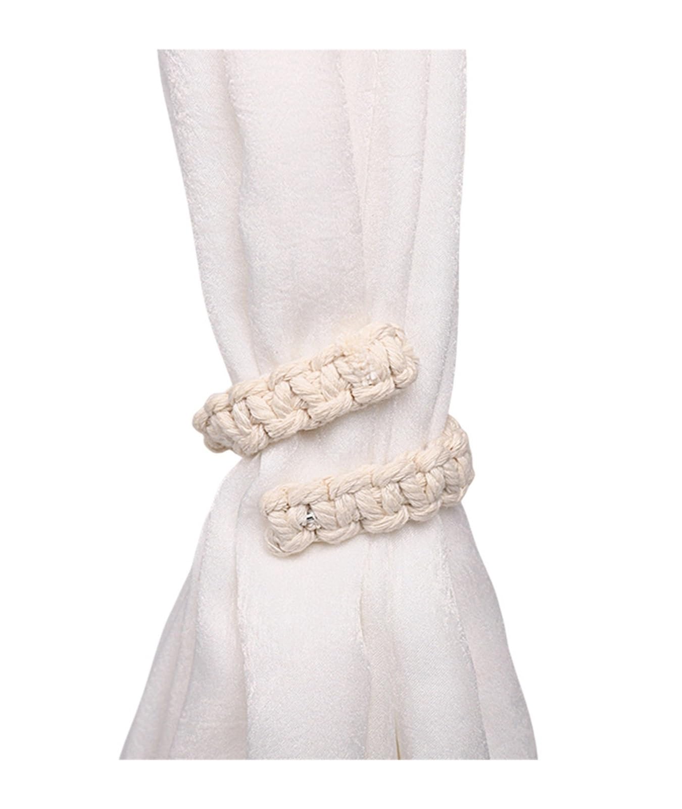 UALXPAO Jute Rope Curtain Tieback Braided Curtain Tiebacks