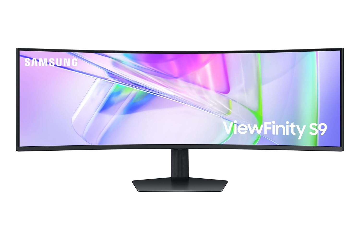 Samsung Viewfinity 123.8cm(49″) Ultra-Wide Dual QHD Monitor, USB Type-C, LAN, DP, HDMI, Speakers, 1000R Curved, HDR400, Height, Tilt, Pivot Adjust Stand, TUV Certified (LS49C950UAWXXL, Black)