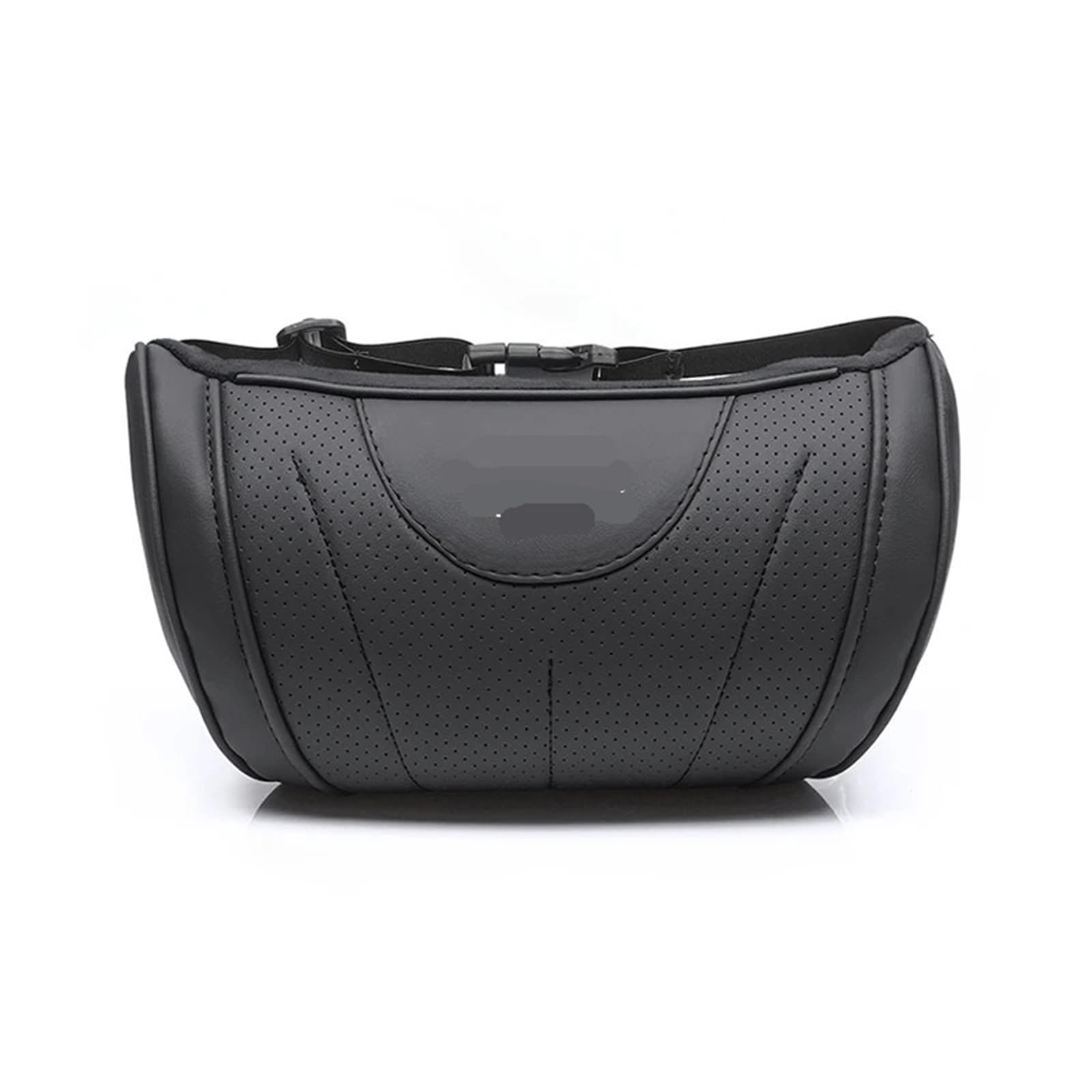 Headrest For Car Seat Reposacabezas de cuero suave y transpirable para el cuello coche. Compatible Para Defender, Freelander y Discovery, Evoque, Vogue L322 y Lr3. Lumbar Supports Cushion(Black)