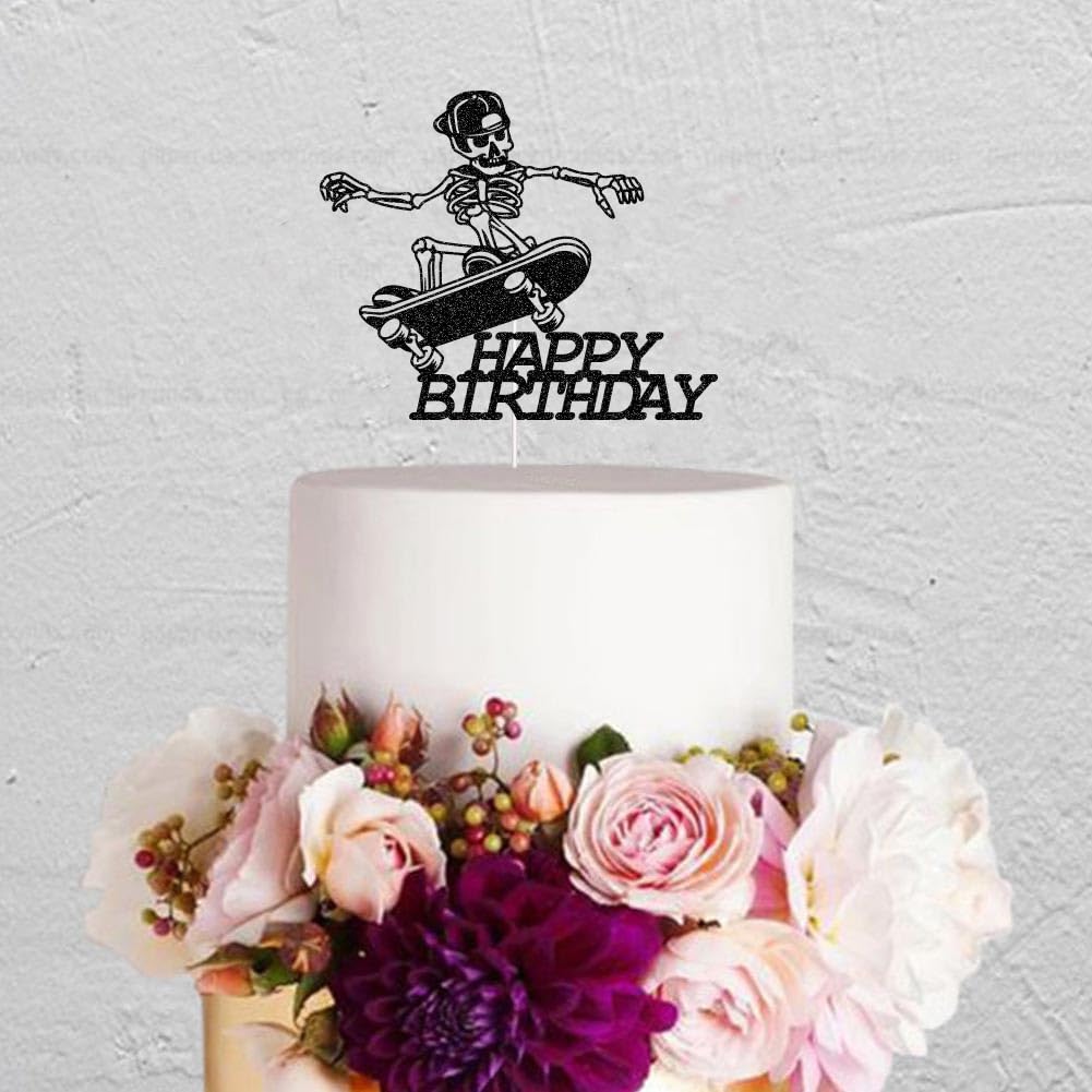 Doyomtoy 15 Pieces Cake Toppers Happy Birthday