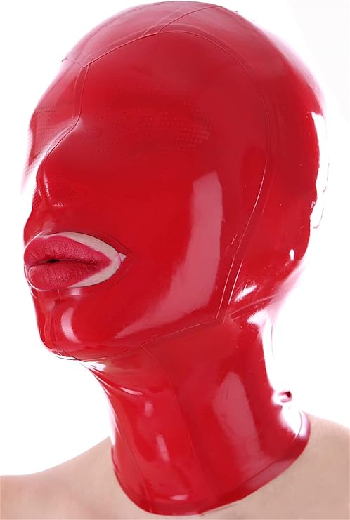 Amazon.com: Masque en Latex Réglage 3D Masque Tout compris Bandeau 