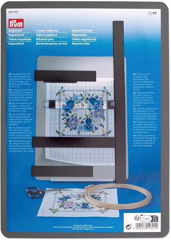 Prym Magnet Board with 3 Magnetic Strips, 12 x 18 in