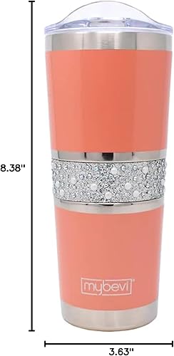 Miniatura 8 de Vaso aislado Hollywood  Vaso de viaje de acero inoxidable de 20 onzas con tapa resistente a fugas  Sin BPA, reutilizable, se adapta a portavasos,