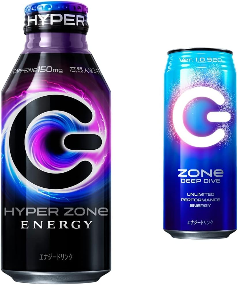 Amazon.co.jp 【セット買い】 HYPER ZONe ENERGY エナジードリンク ボトル缶 400ml×24本 + ZONe