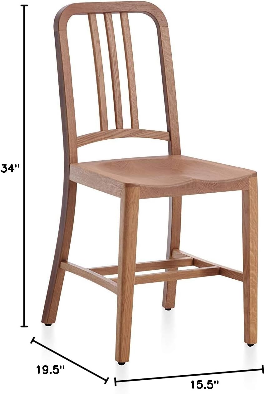 Emeco Navy Wood Chair, White Oak