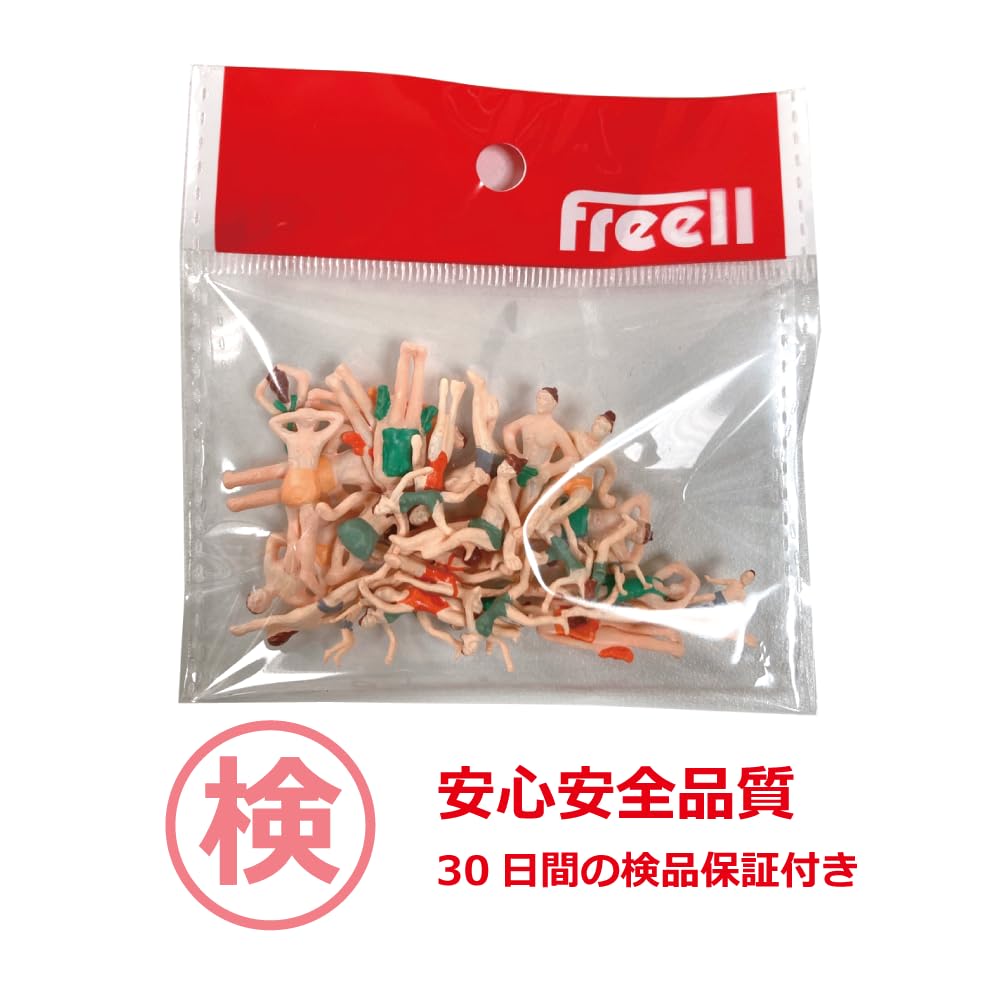 Amazon.co.jp: ミニチュア ジオラマ 1/75 ビーチ 海水浴 人形 30体