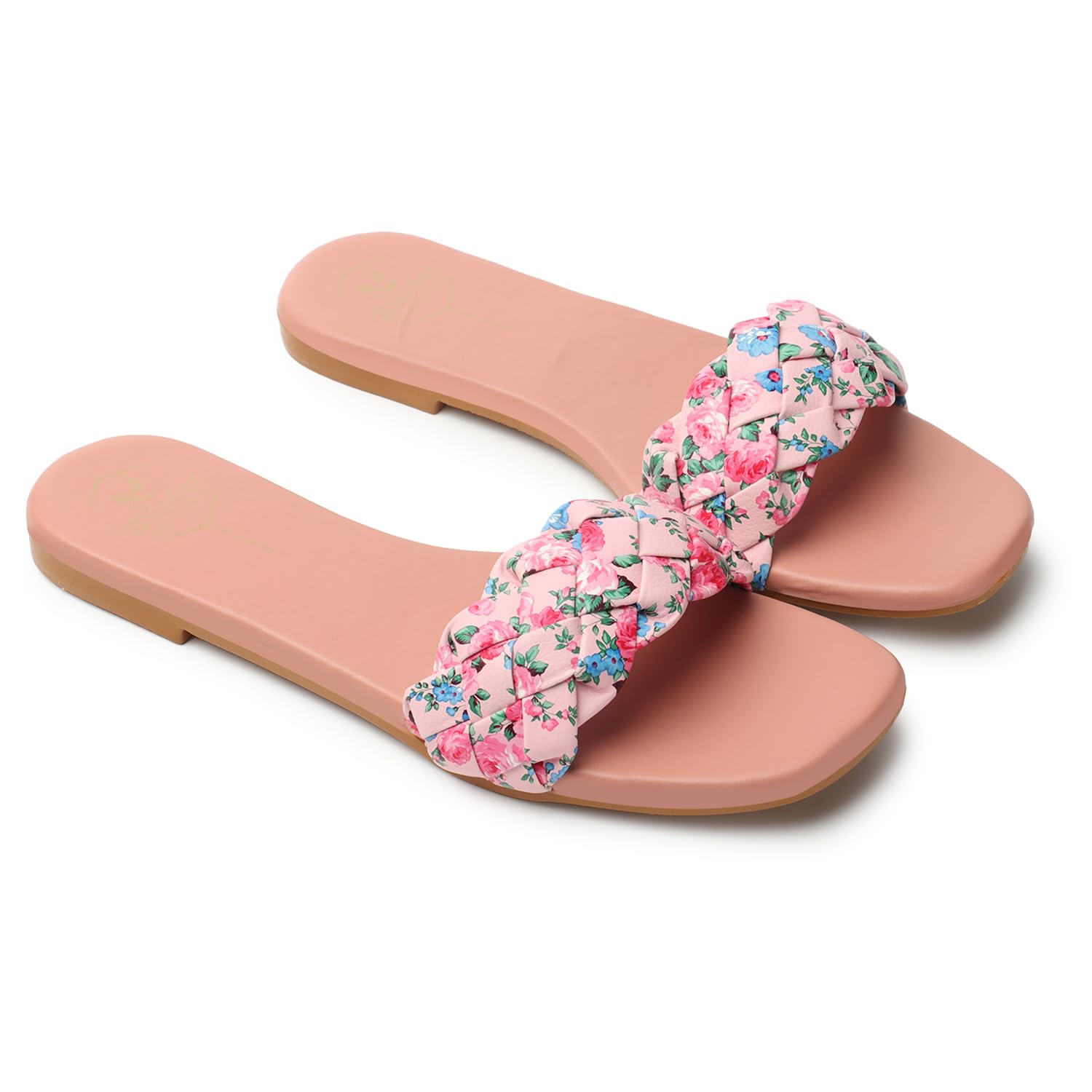 Blinder Peach fancy slides slippers for womens and girls (B0C9V88N1W) Amazon Price History, Amazon Price Tracker