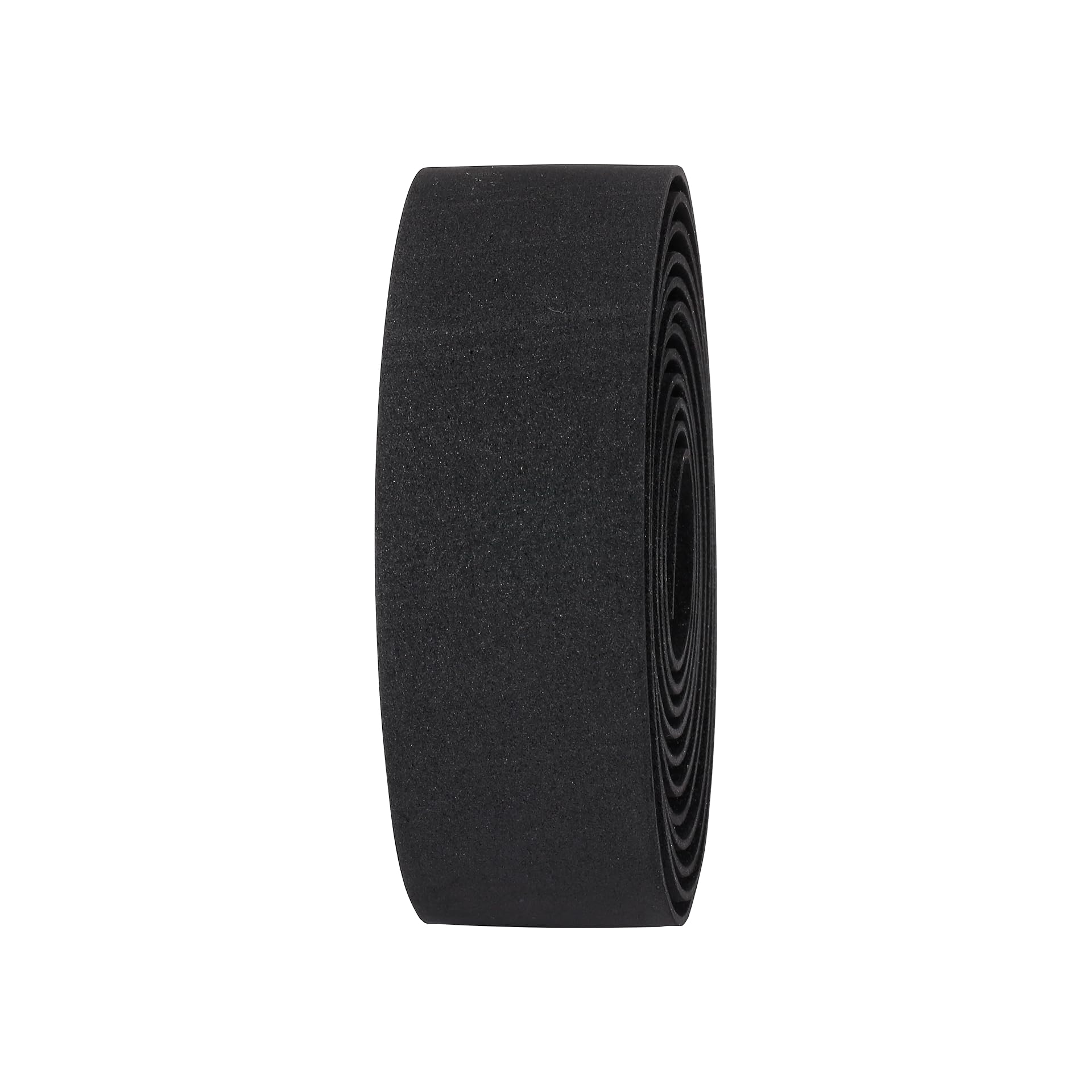 BBB Cycling Handlebar Tape - RaceRibbon ECO - Road Bike Bar Tape - Recycled Material - With Handlebar Plugs - Black - 200 x 3 cm - BHT-01ECO