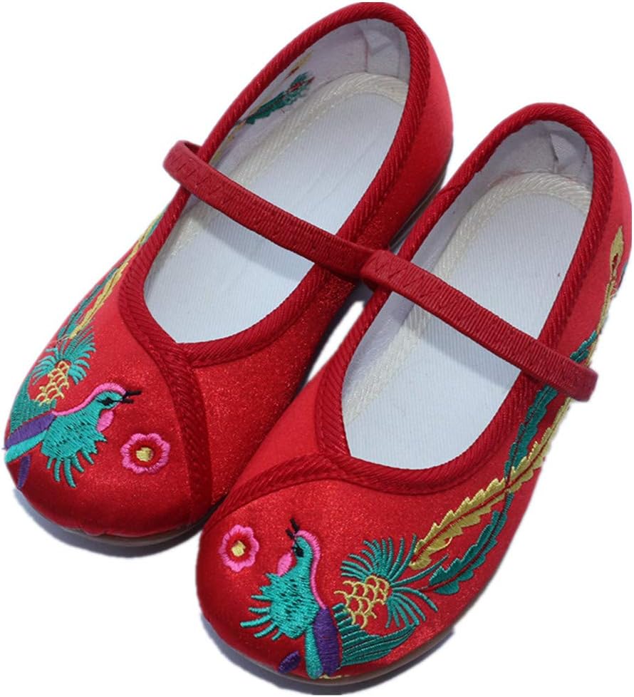 Baby Girl Dance Shoe Ballet Sport Shoes Beijing Cloth Shoe Chinese Traditional Embroidery