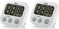 Vista 1 de Ozeri Temporizador de cocina para eventos, color blanco (paquete de 2)