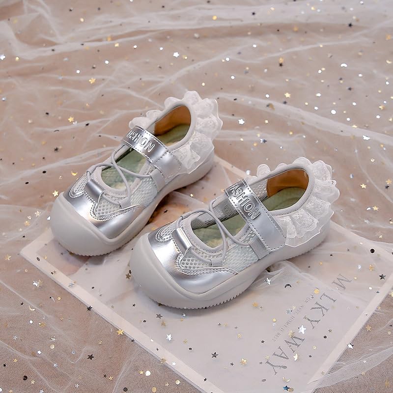 Toddler Little Girls Sneakers Shoes Ballet Style Summer Breathable Sports Sandals Casual Fashion Sneakers,Pink,Toddler Size 6.54