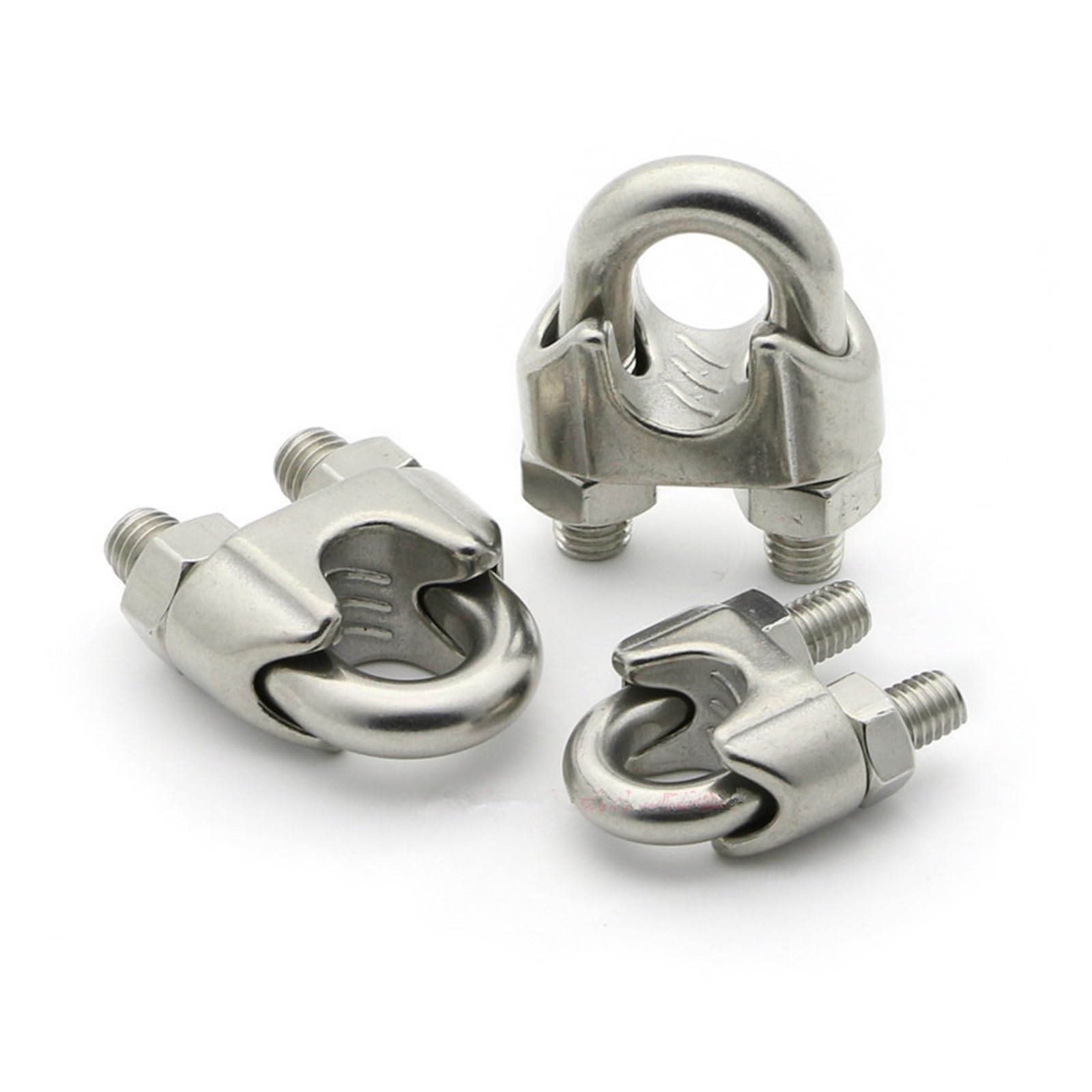 Morsetti for cavi in ​​acciaio inossidabile 304, morsetti a U, bulloni for, ferramenta for rigging M2 3 4 5 6 8 10 12 14 16 18(M22 (1PCS))