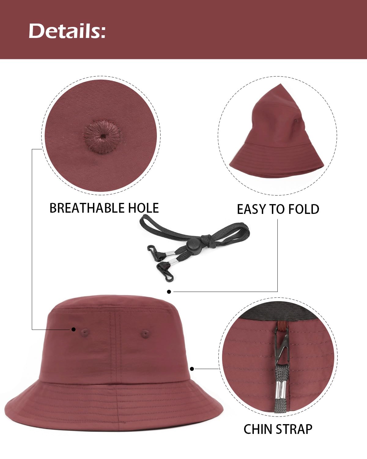 Feng Shui， L/XL/XX-Large Sombreros De Cubo De Secado Rápido,Sombrero De Pesca Grande UV/UPF 50,Sombrero para Caminar Al Aire Libre De Verano Ligero con Protección Solar De Gran Tamaño