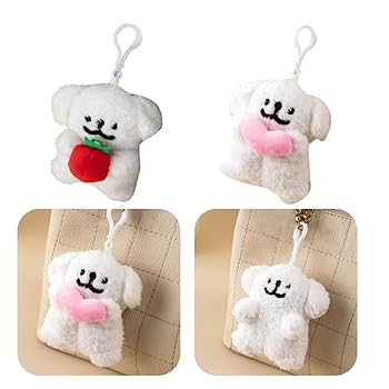 犬型ぬいぐるみ ハート付き かわいい愛のハートの犬のキーホルダー,ぬいぐるみ,ぬいぐるみ