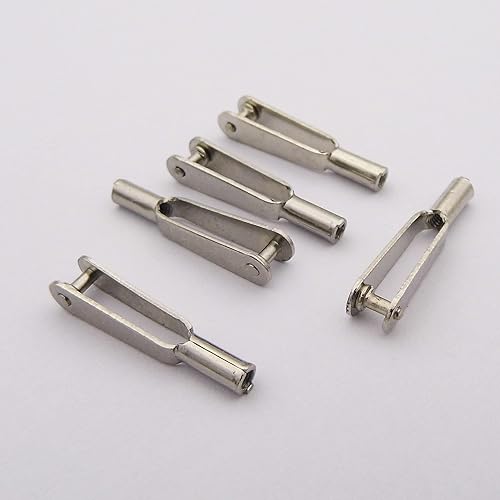 Miniatura 4 de Pieza de repuesto para 10 abrazaderas de metal M3 M2 extremo de barra de empuje servo brazo de enlace para avión RC Fix Wing KT Avión - (Color 10