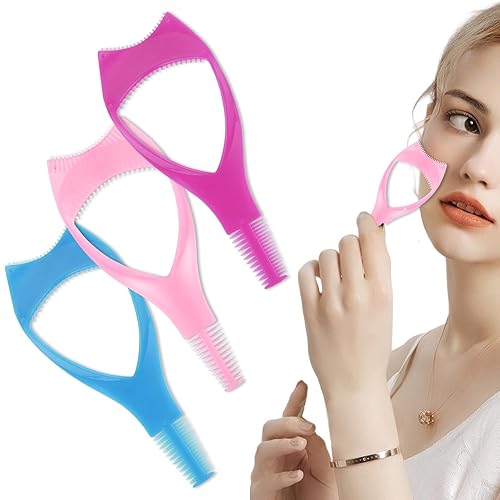 Máscara de pestañas 3 en 1, máscara de pestañas para maquillaje, herramienta cosmética para pestañas, herramienta superior e inferior para pestañas
