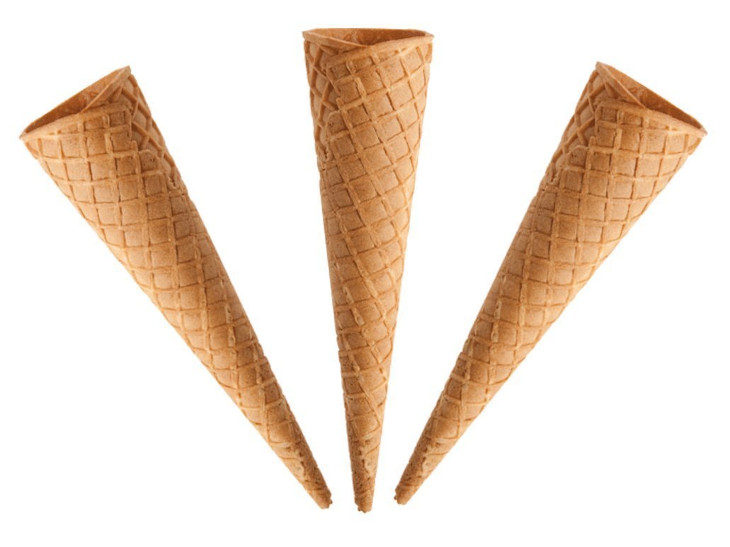 Conos para helado en monodosis enrollados formato pequeño