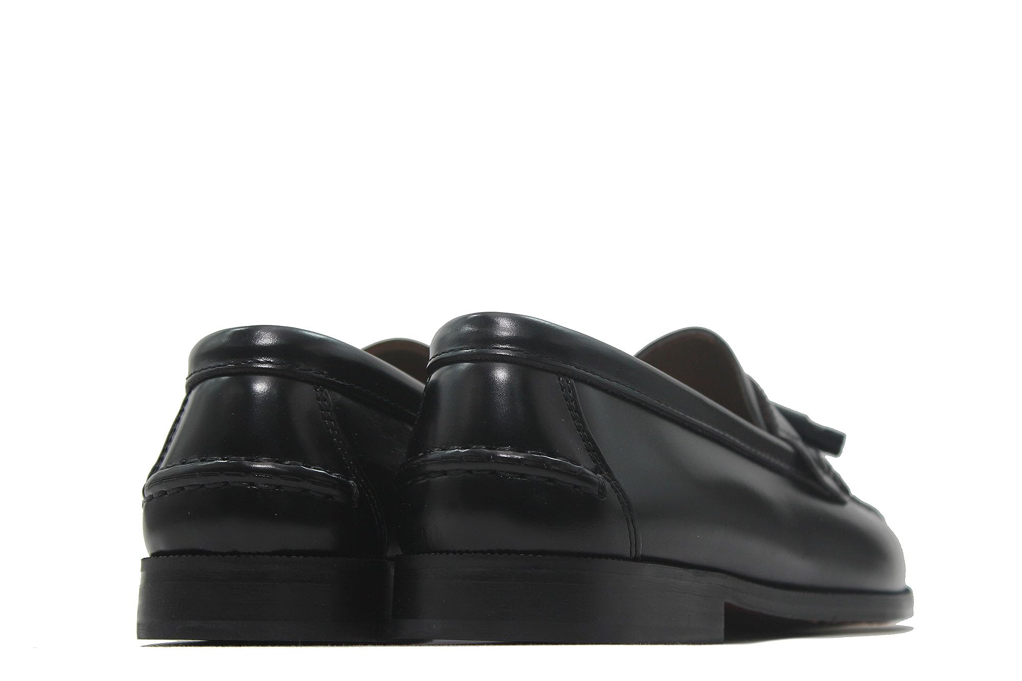 LATINO - Zapato mocasín,Castellano de Piel sin Cordones,borlas,Suela de Piel Cosida a Mano, tacón, para: Hombre