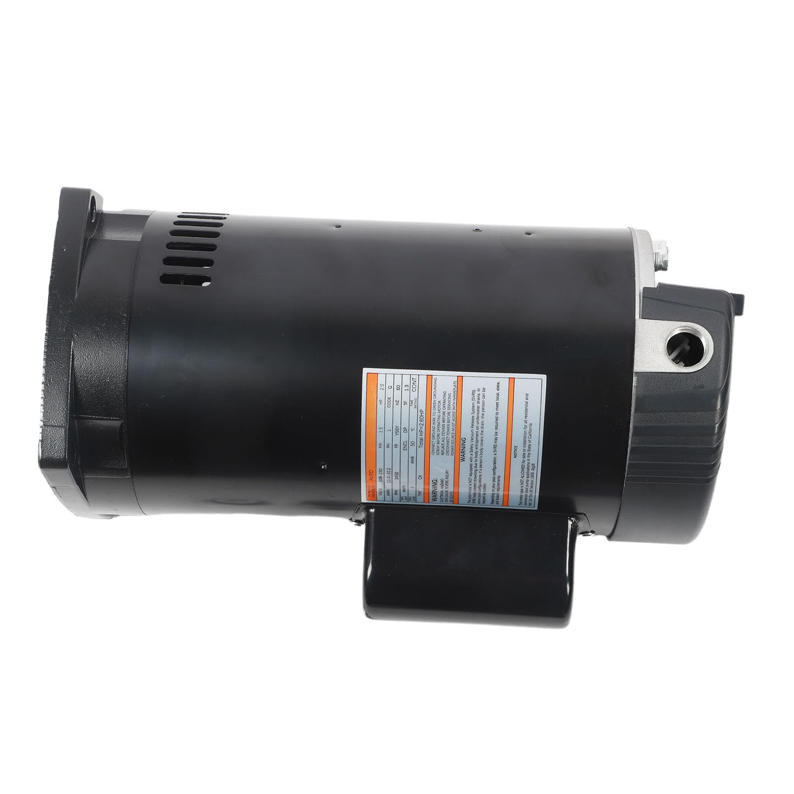 Chrees Motor de Bomba de Piscina Eficiente, Repuesto de 2 para Piscina, Brida Cuadrada, Protección para Ambientes Exteriores