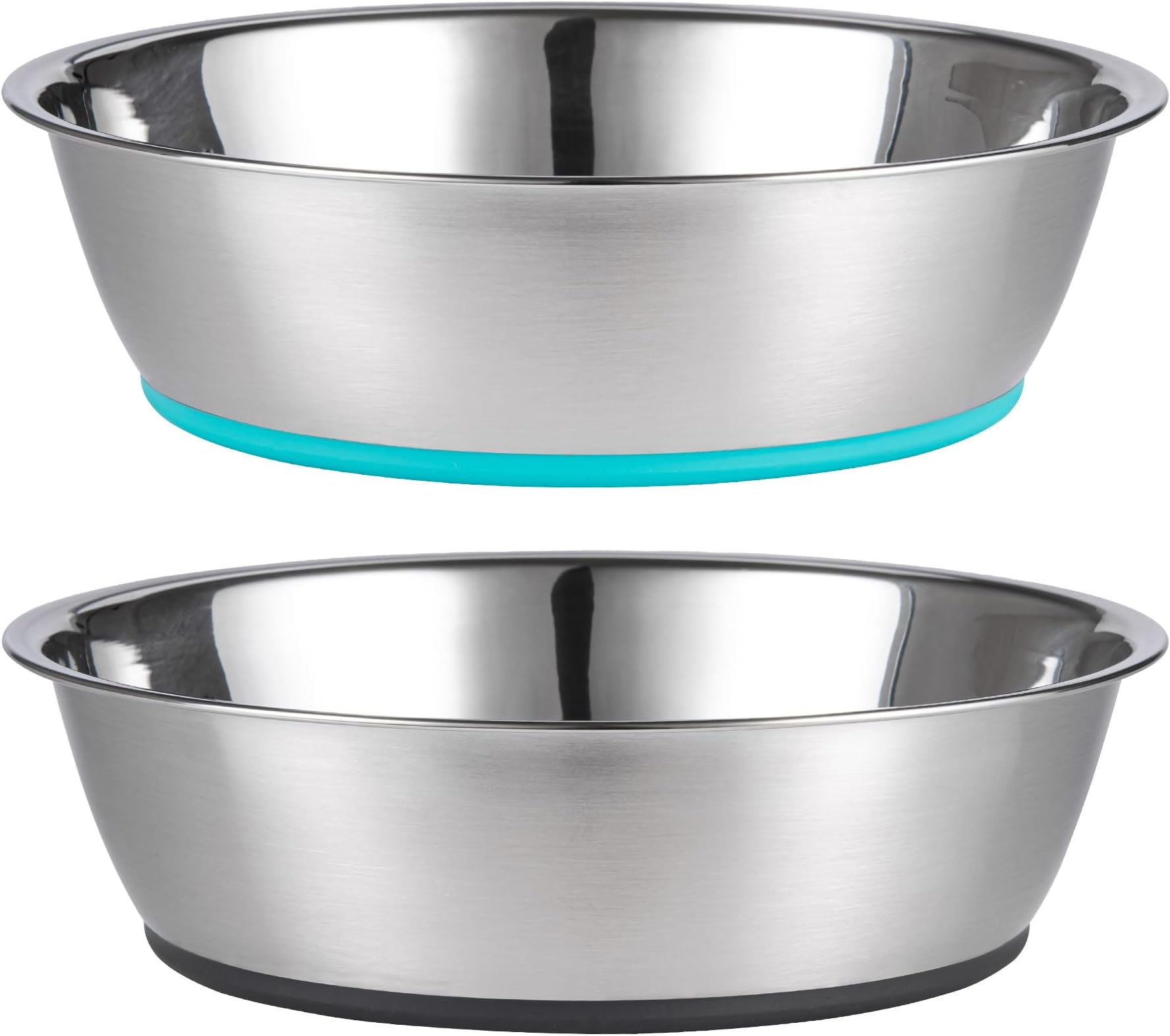 PEGGY11 Lightweight Stainless Steel Cat Bowls, 430 ml, 2 Pack