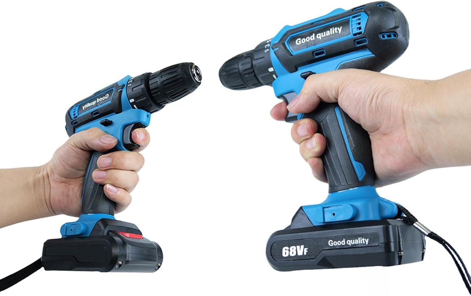 Cordless Drill Set - 21V Rechargeable 2-Speed Brushless Tool,Power Drill with Driver Bit - for Men Home Repair Drilling Woodworking Project