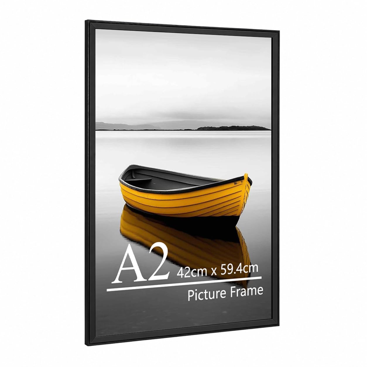 Baoee A2 Black Picture Frame,photo frame with acrylic glass,Poster Frame