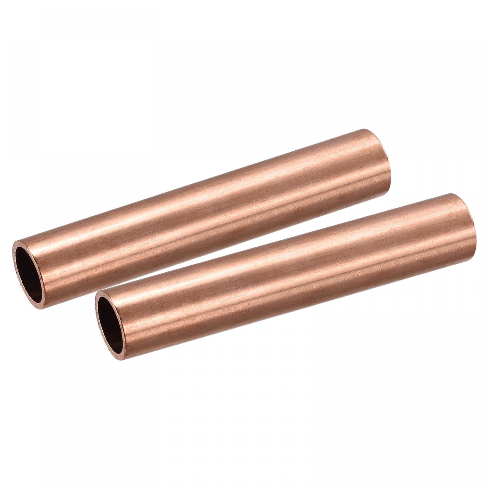 Tube en cuivre 18 mm résistant à la corrosion épaisseur 1.5 mm conductivité thermique lot de 2