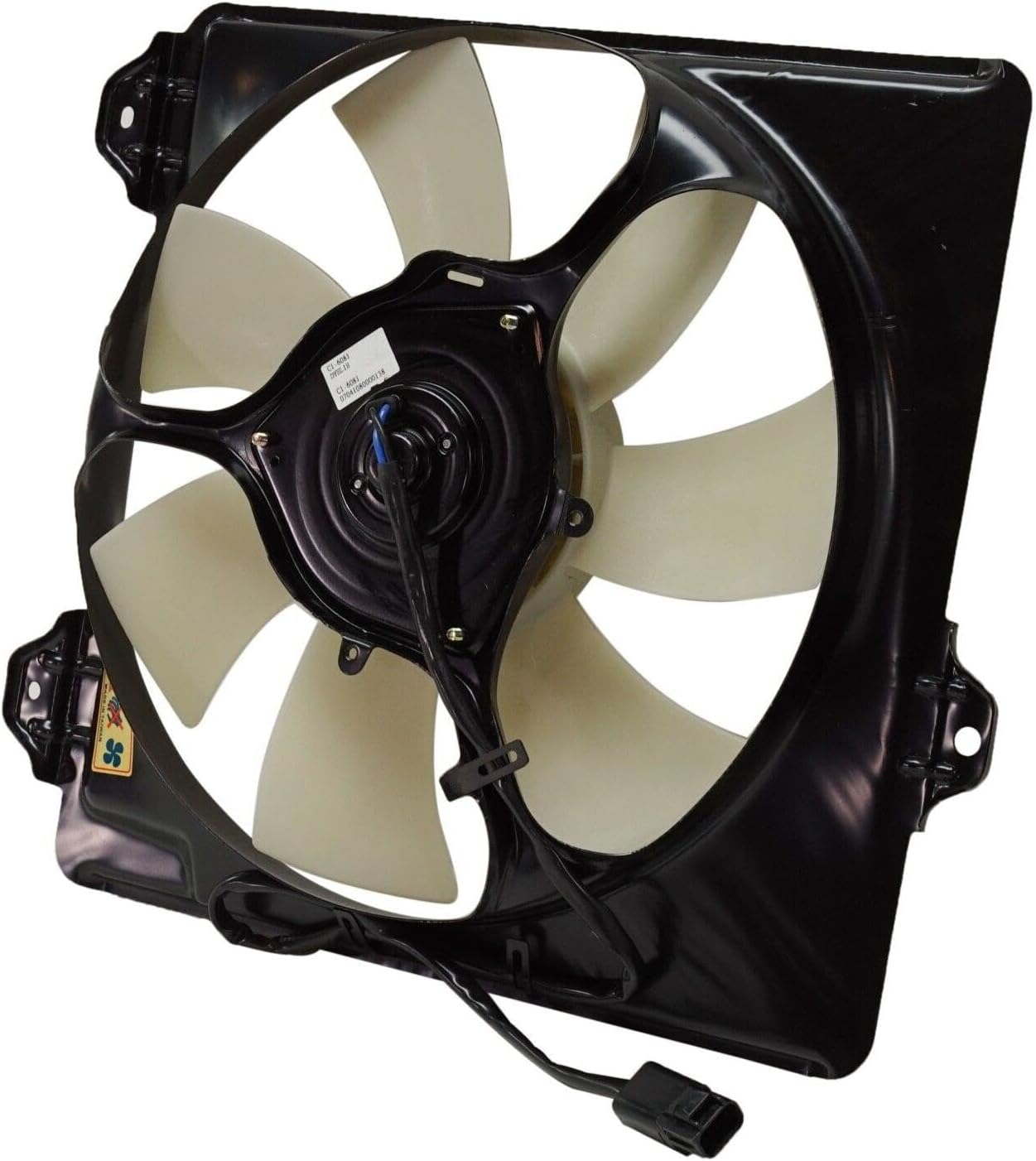 Genuine OEM AC Condenser Cooling Fan Assembly 2001-2005 For Toyota RAV4 Passenger Single 16711-28180 1671128180