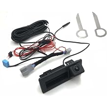 Trunk Handle Camera, Compatible With VW Virtus 2018 To 2023 Ccd HD Rear View Camera Parking Backup Reverse CameraDynamic CAM