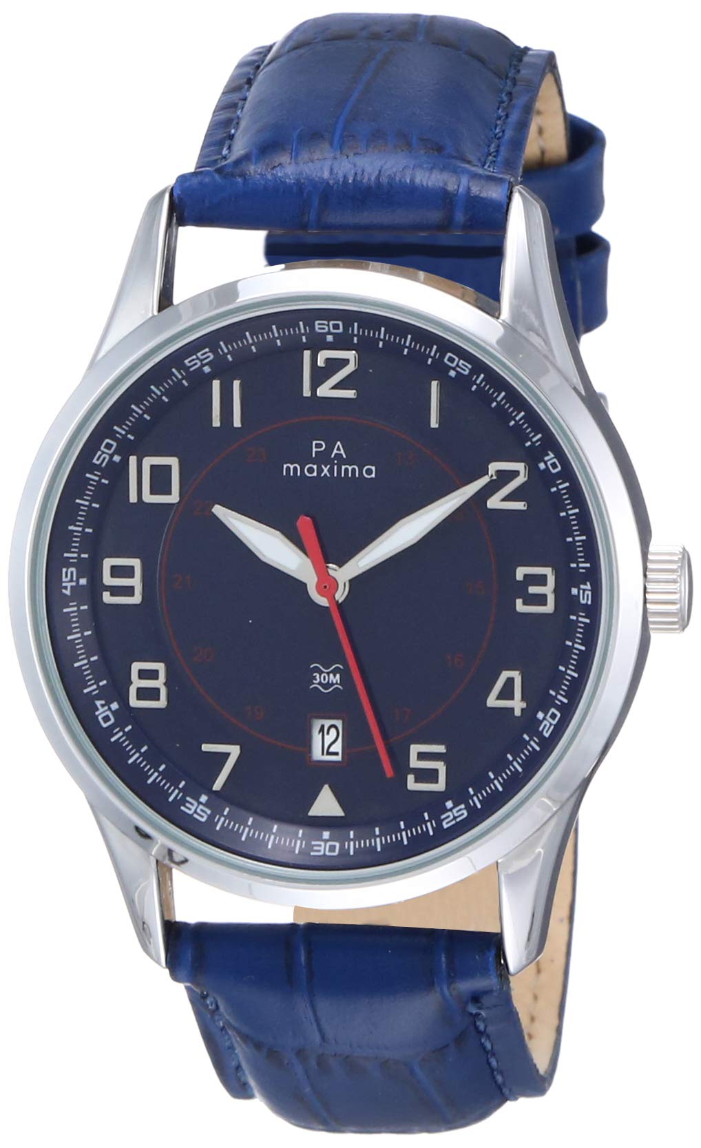 Maxima Leather Analog Blue Dial Men Watch-51880Lagi, Blue Band (B07JXT8QMR) Amazon Price History, Amazon Price Tracker