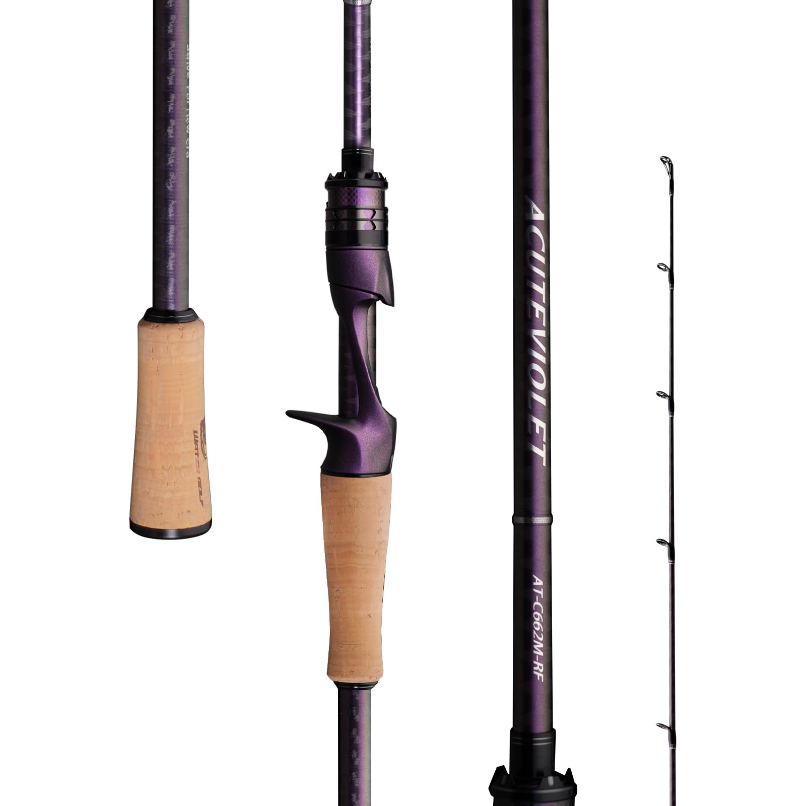 Amazon | PURELURE ACUTEVIOLET バスロッド 軽量高感度 クロス巻き