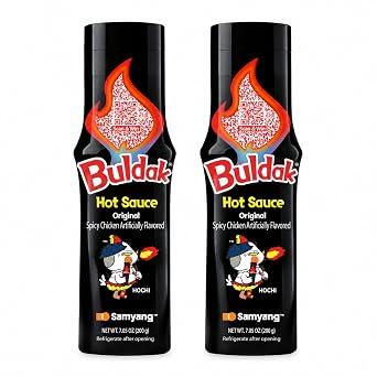 Buldak Original Korean Spicy Hot Chicken Sauce for Ramen, 7.05oz 2-Pack
