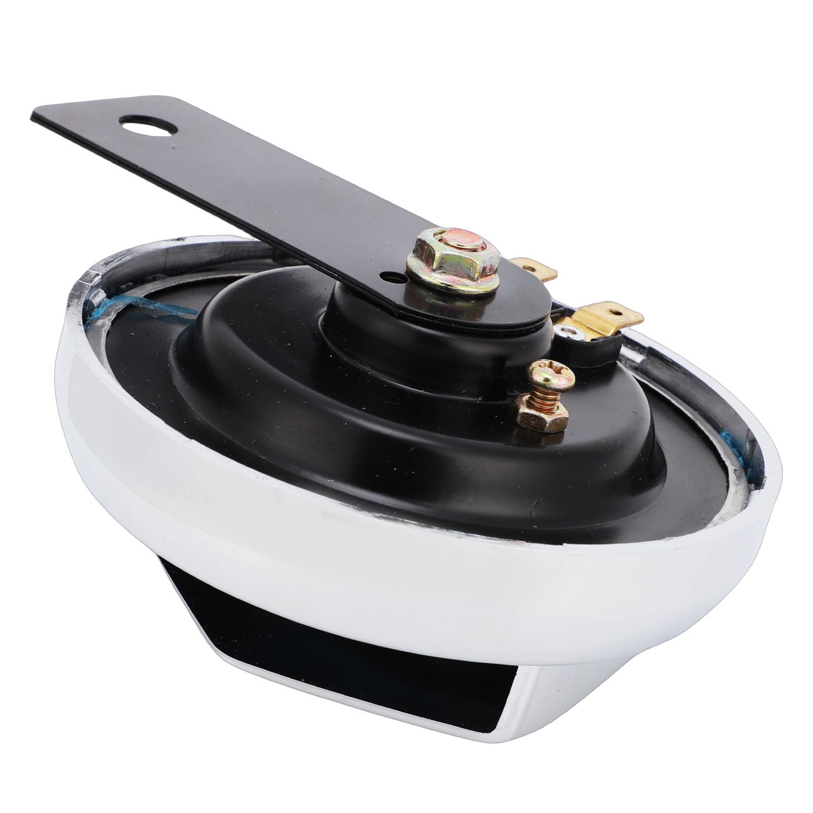 Naroote Bocina Eléctrica Elegante de 110dB Apta para Motocicleta, Bocina de Alarma Vintage Ruidosa para Ciclismo, Diseño Resistente para Cualquier Clima