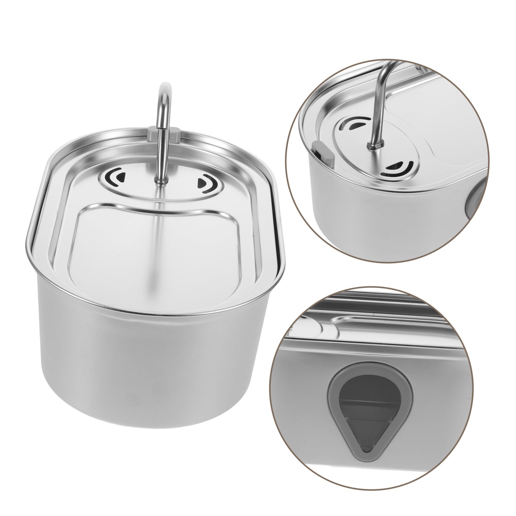 DOITOOL Fuente Automática para Mascotas de Dispensador de Agua Silencioso para Gatos y Perros Pequeños Bebedero USB para Interior